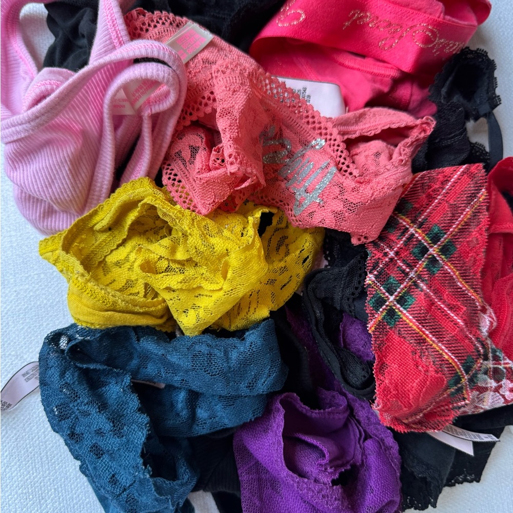 Victoria's Secret Multicolor Panties Set of 15